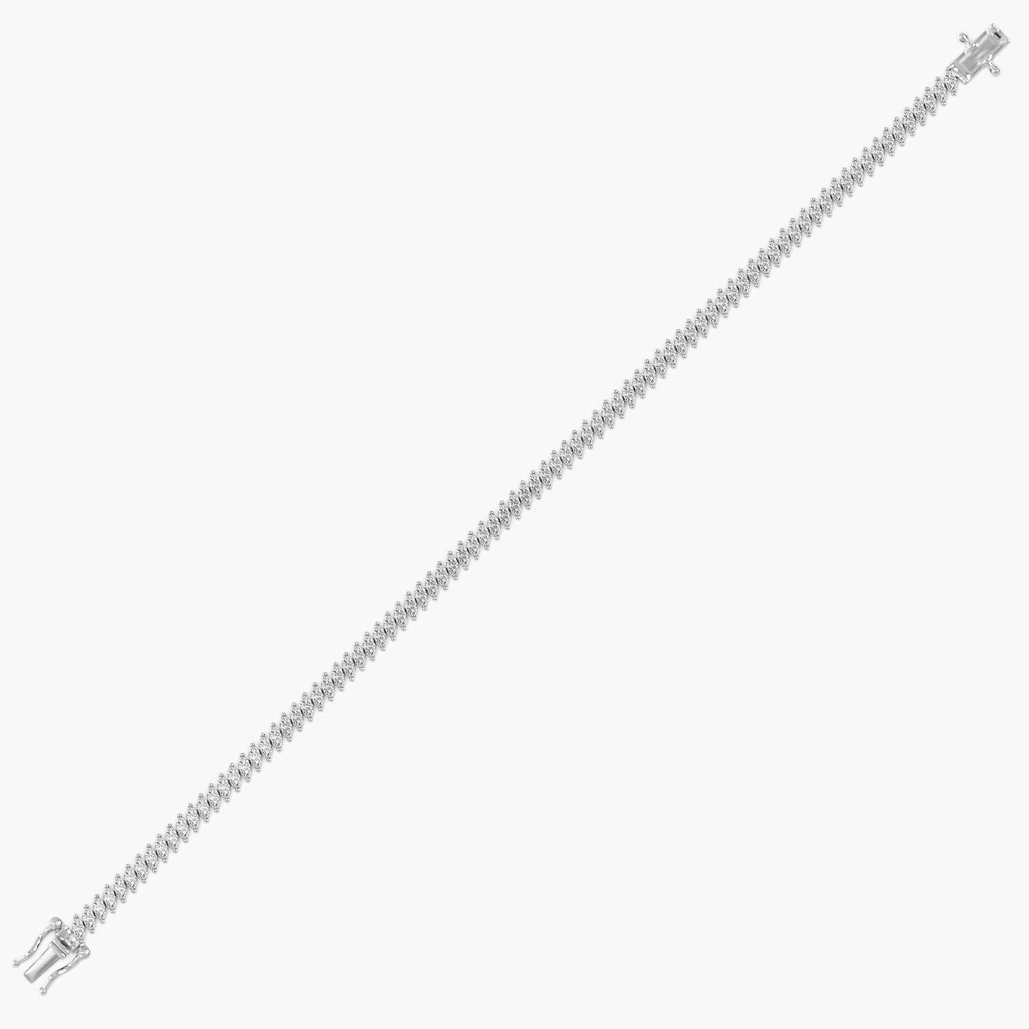 Twist Shine 0.02 ct Diamond Tennis Bracelet